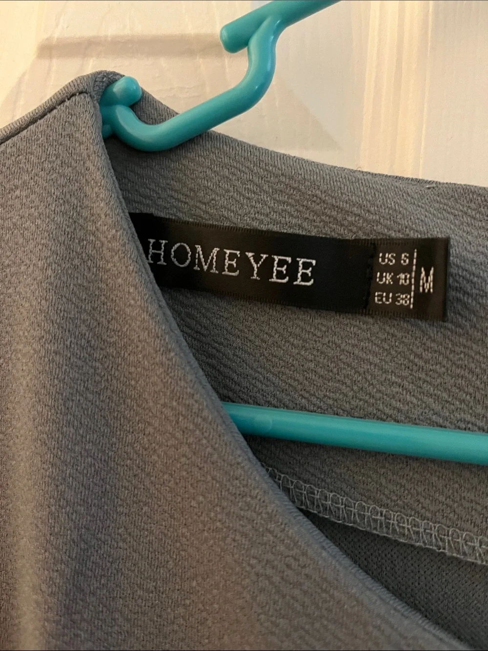 Maeve Slate Gray Asymmetric Button-Front Long Sleeve Dress